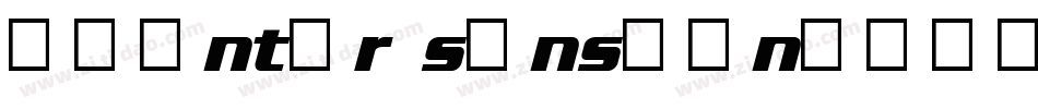 細體enter sansman字体转换